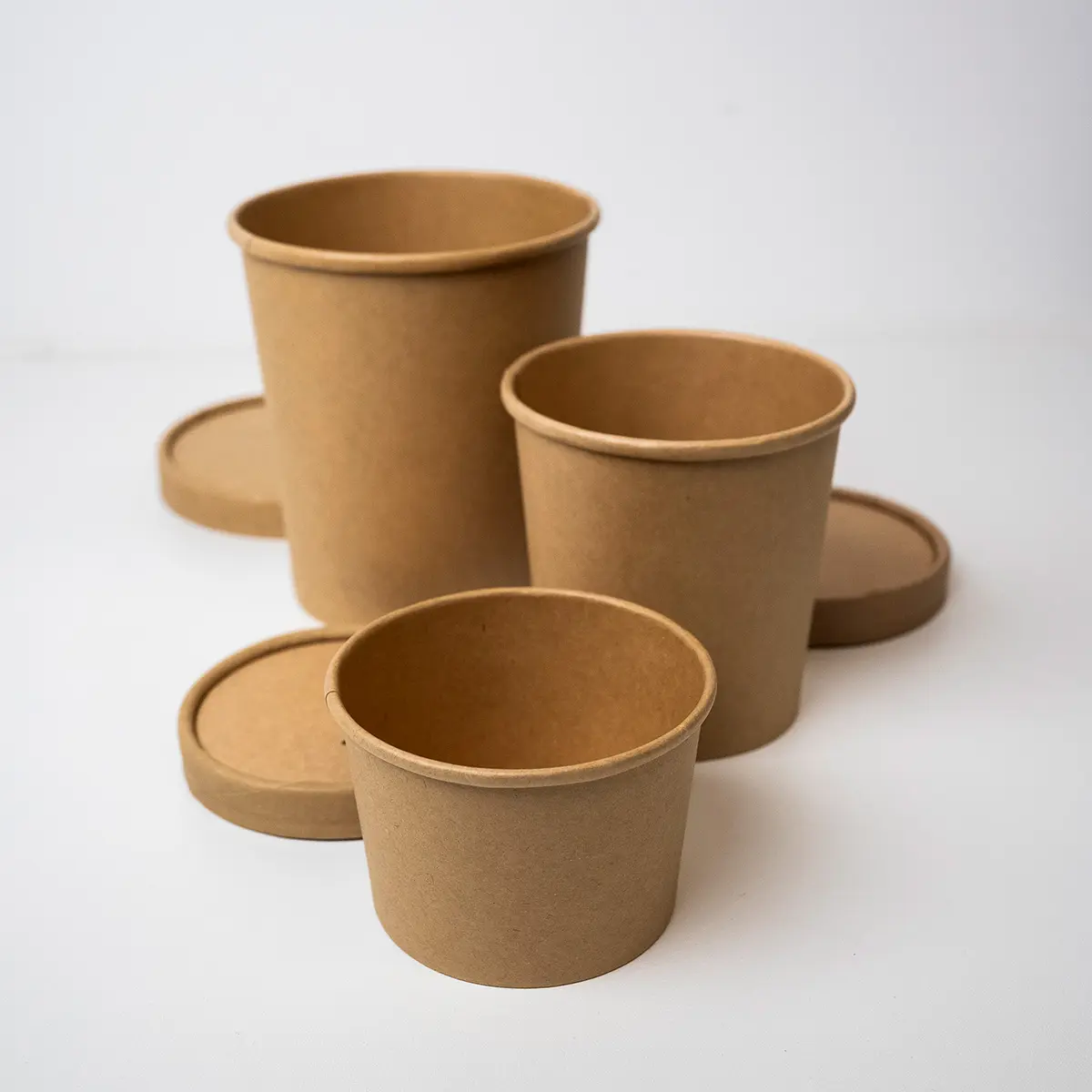 Bowl Kraft + Tapa Kraft (16oz)