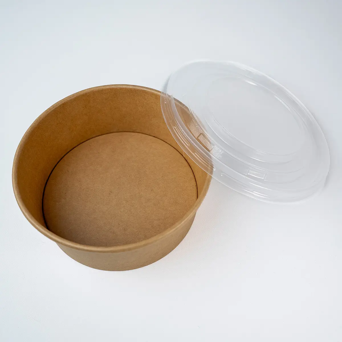 Set de Bowls Kraft + Tapa Plástica (150ml) - Imagen 2