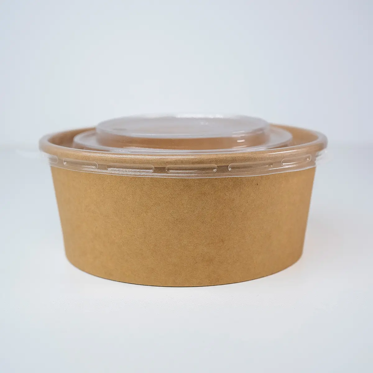 Set de Bowls Kraft + Tapa Plástica (150ml)