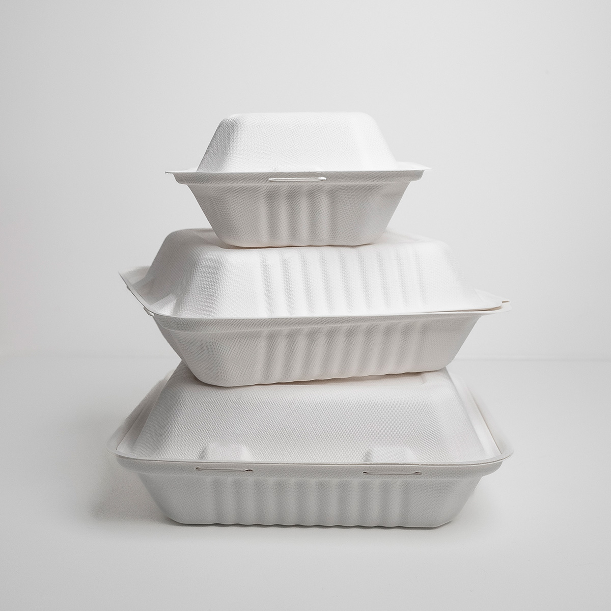 Set de 125 Burger Boxes Biodegradables 6" - Imagen 3