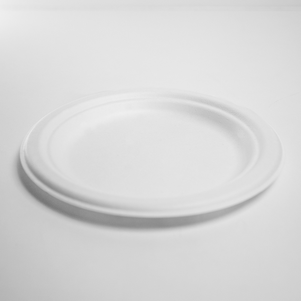Set de 125 Platos Redondos 7″ Bagazo